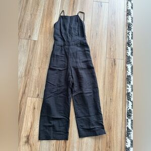 Abercrombie linen, lace-up romper